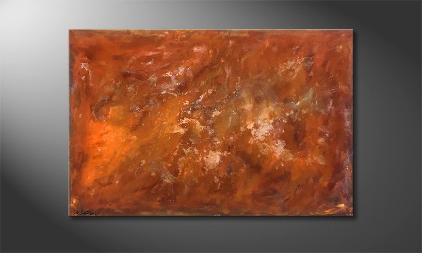 Peinture sur toile Old Rust 120x80cm